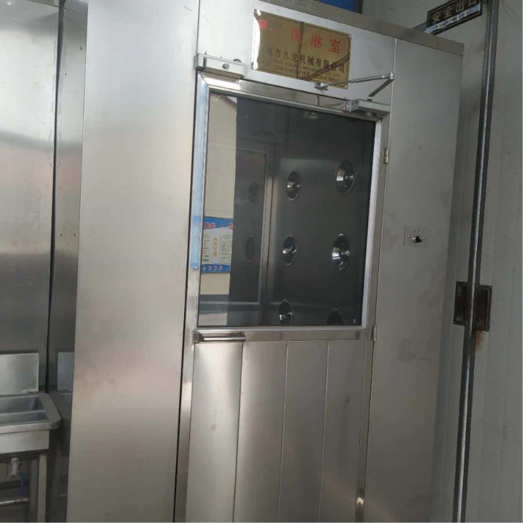 Multi-person manual door air shower room